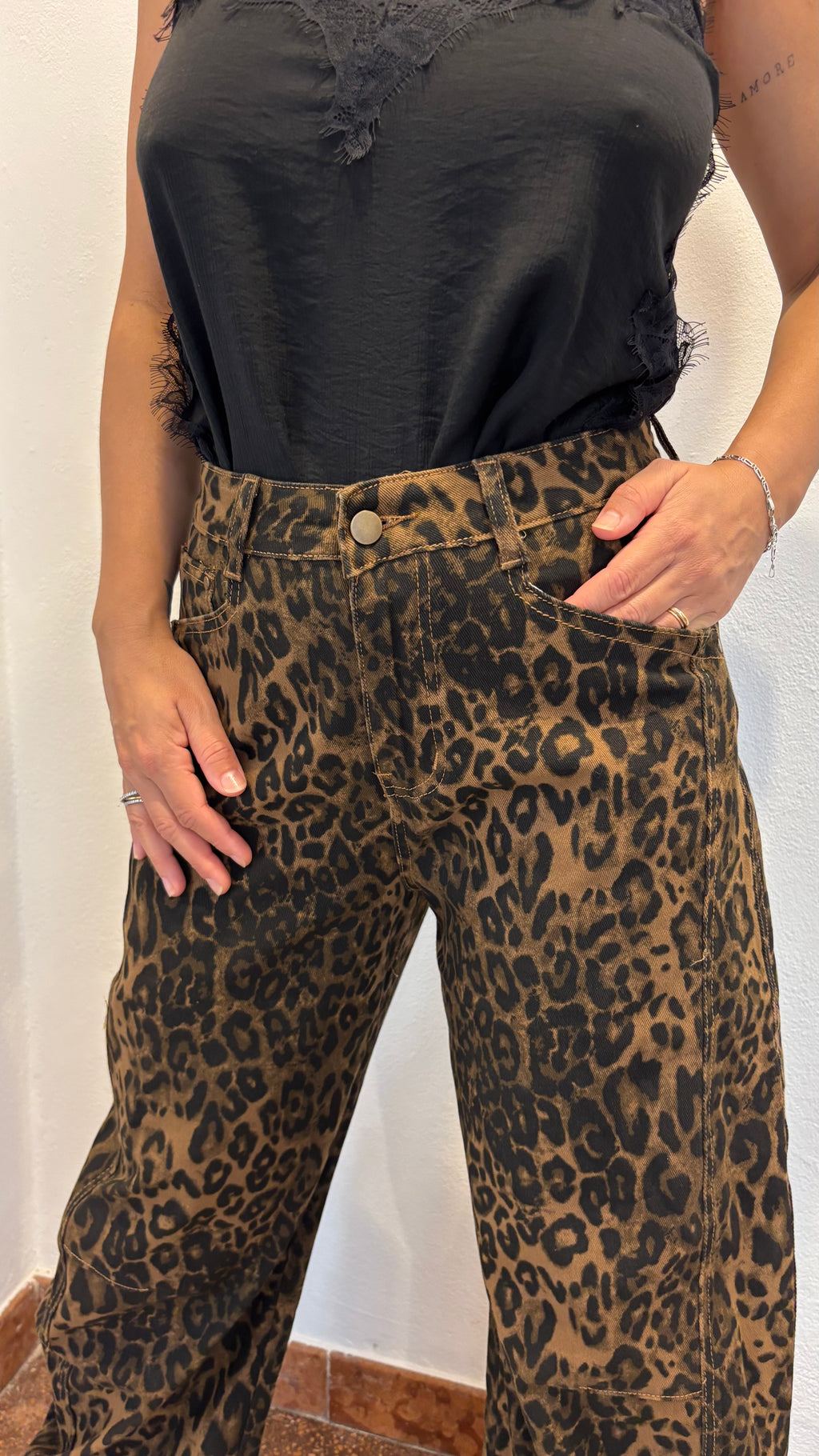Pantalone Balloon Maculato