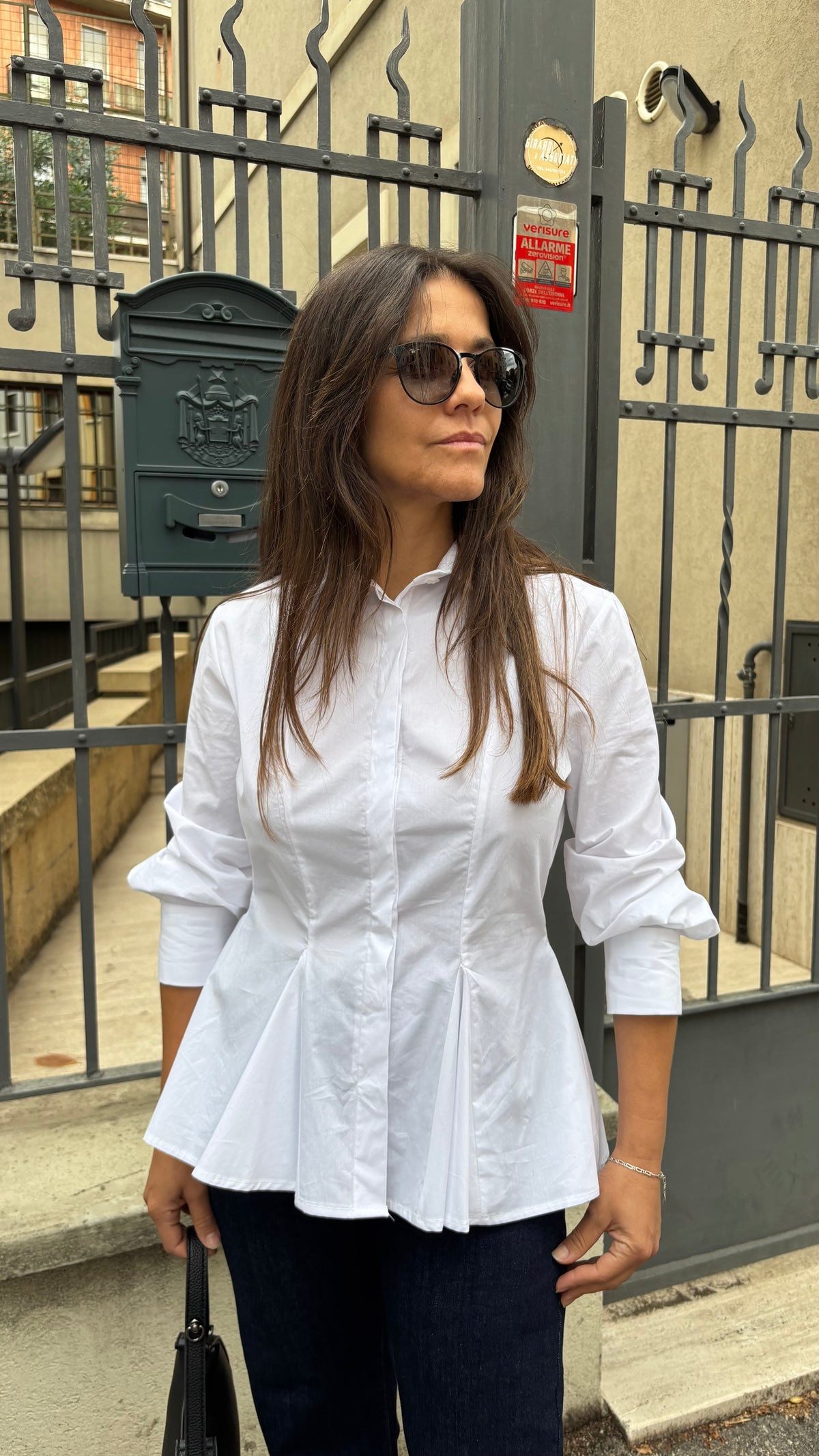 Camicia con Pinces Avvitata