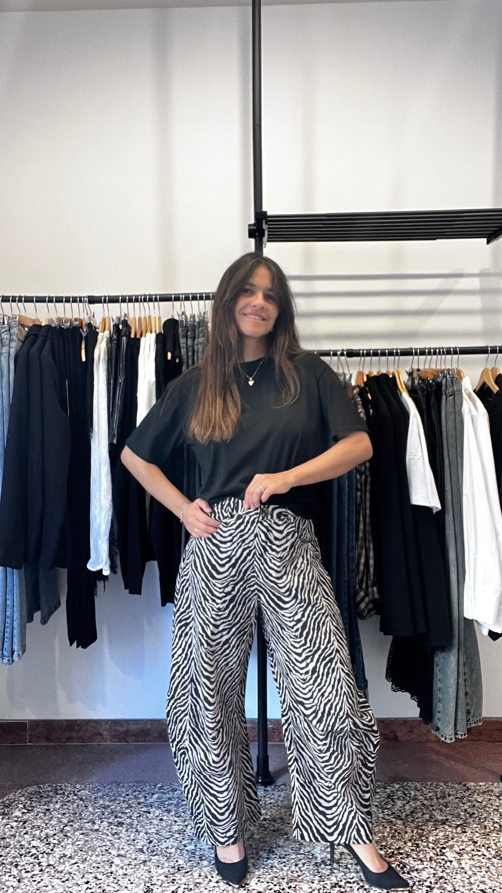 Pantalone Balloon Zebrato