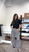 Pantalone Balloon Zebrato