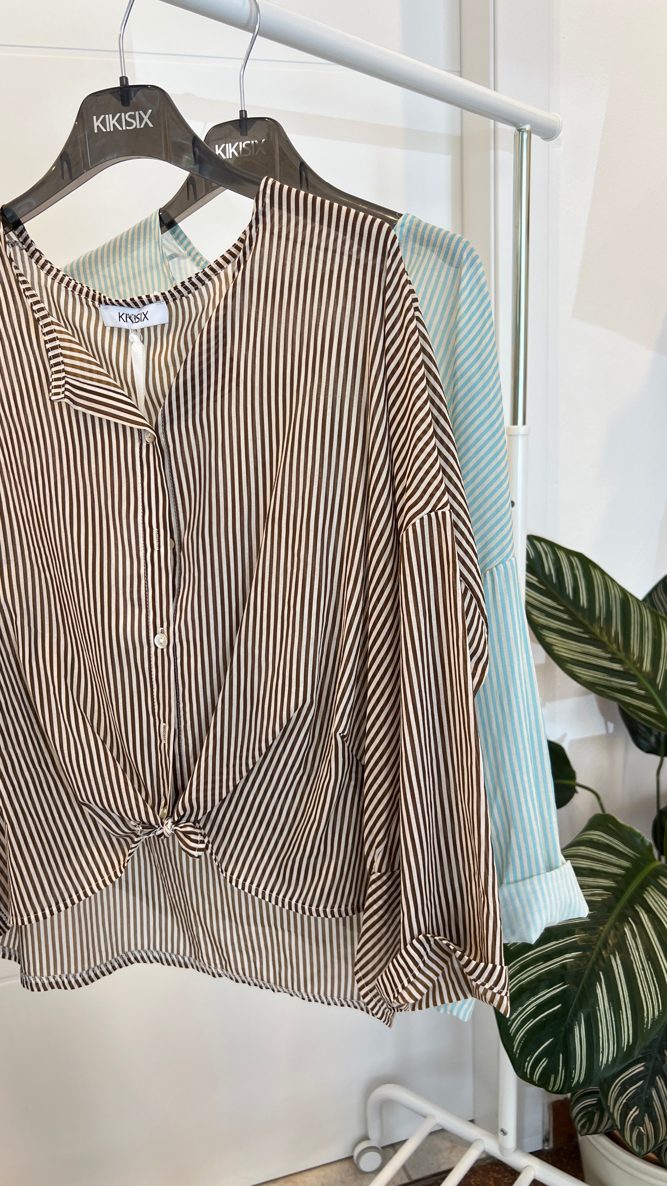Camicia mussola righe