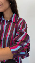 Camicia colletto riga