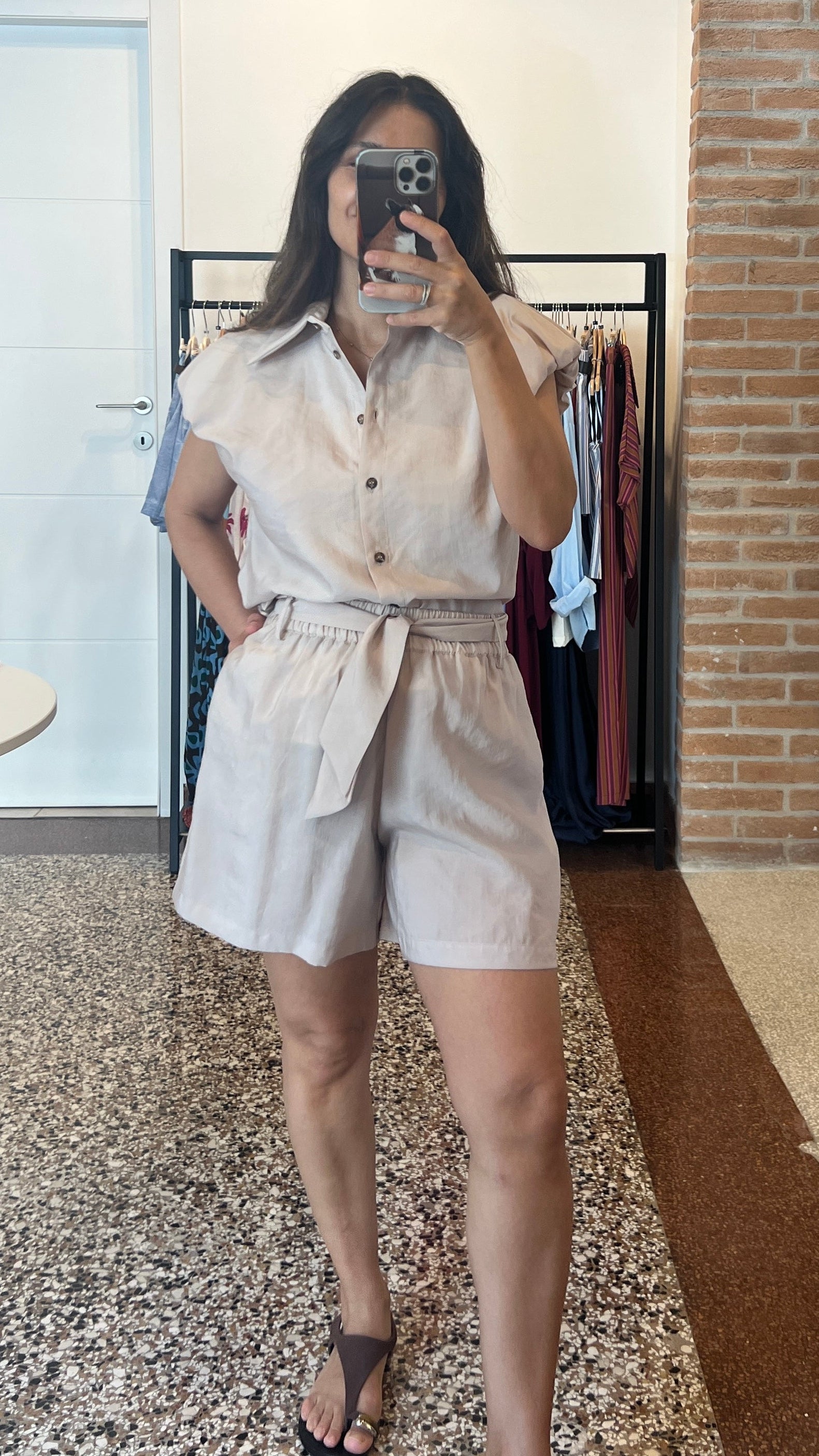 Camicia spallina smanicata