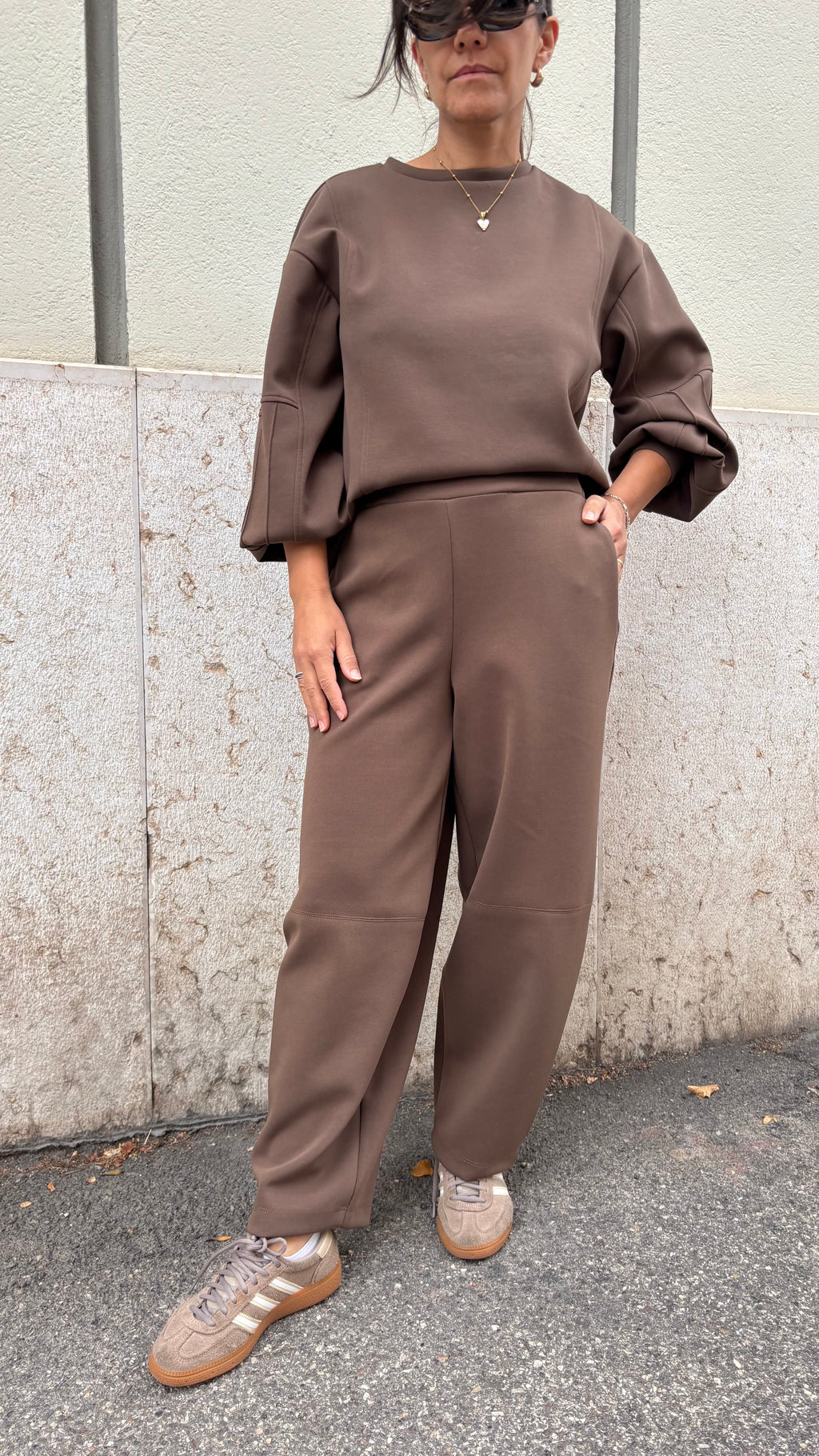 Pantalone Felpa Caffè