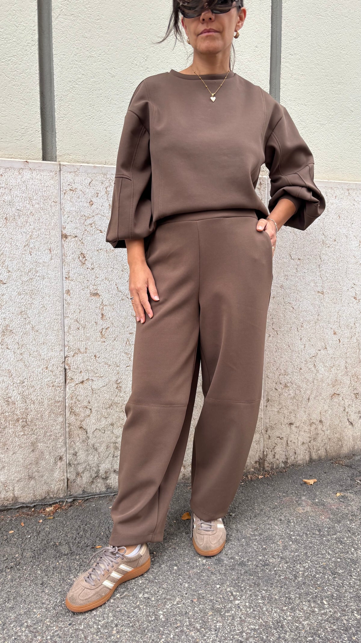 Pantalone Felpa Caffè
