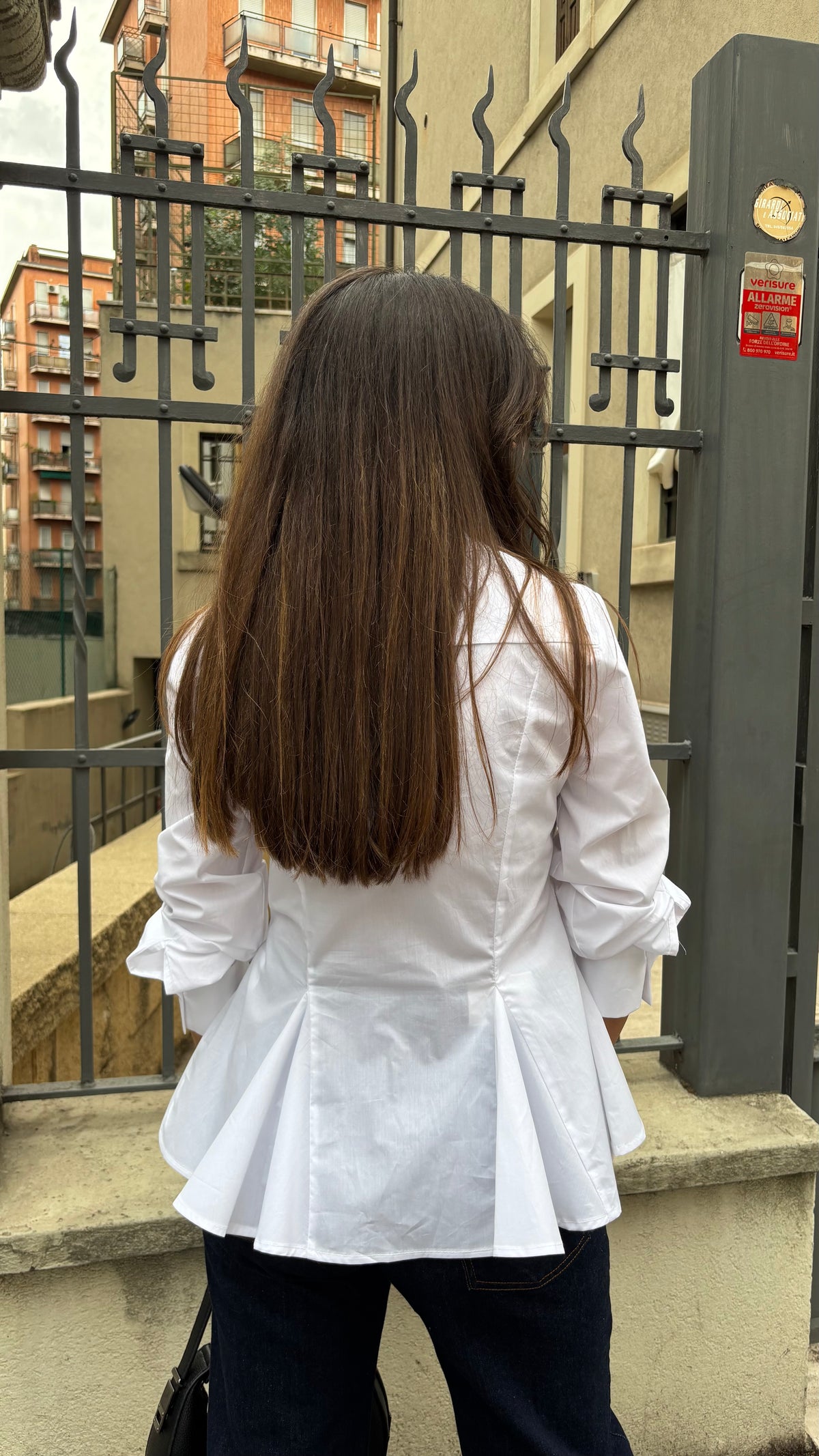 Camicia con Pinces Avvitata