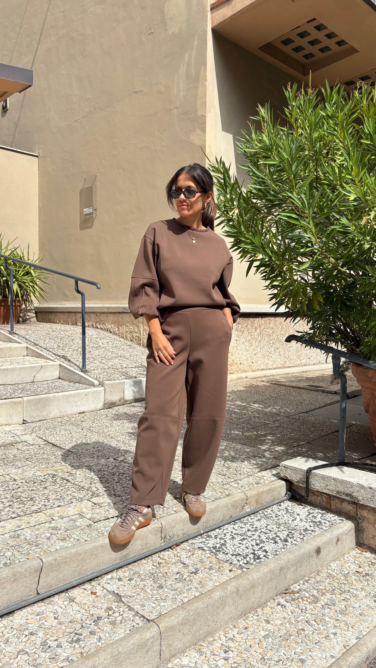 Pantalone Felpa Caffè