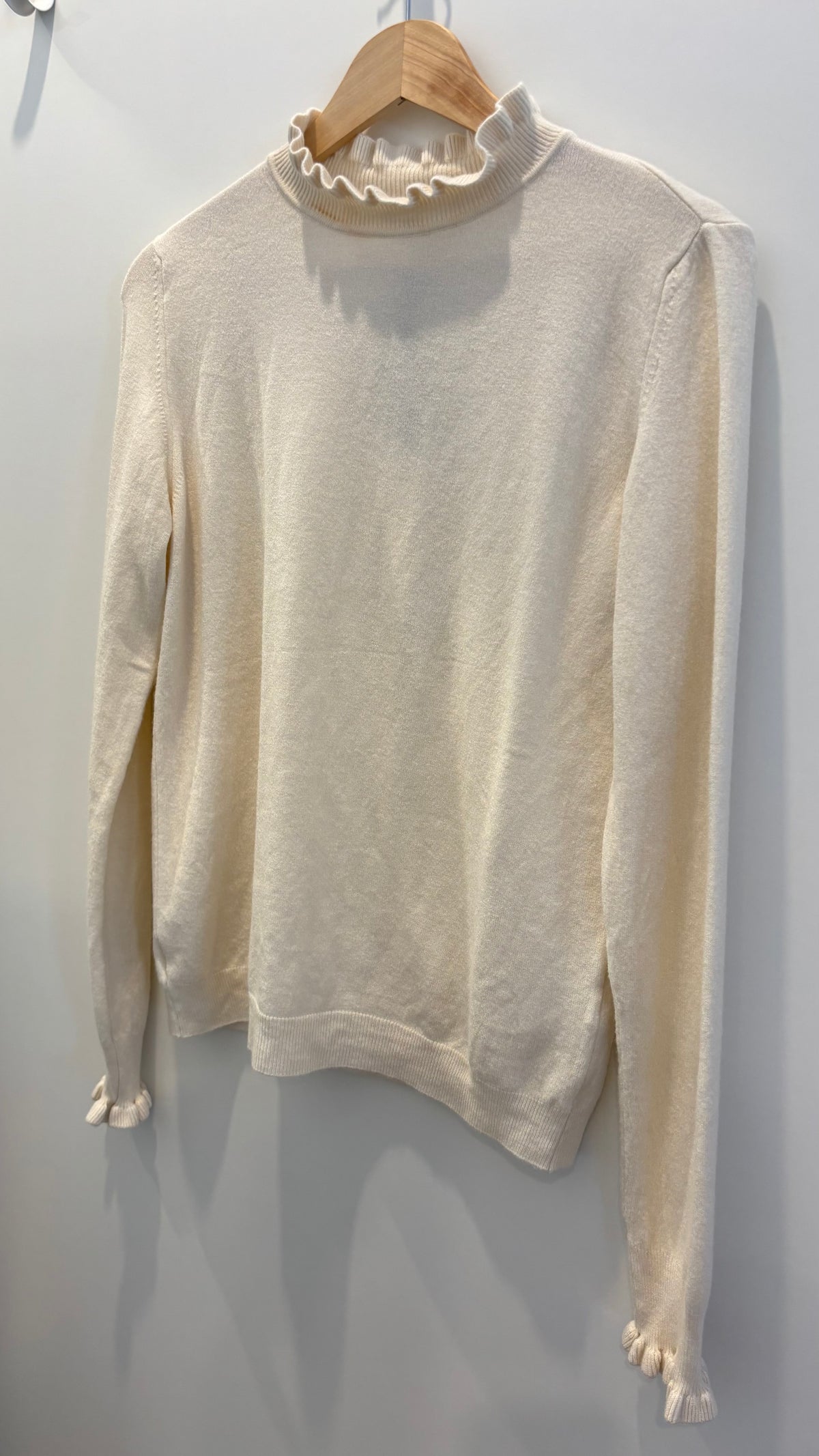 Maglia mezzo collo con rouches