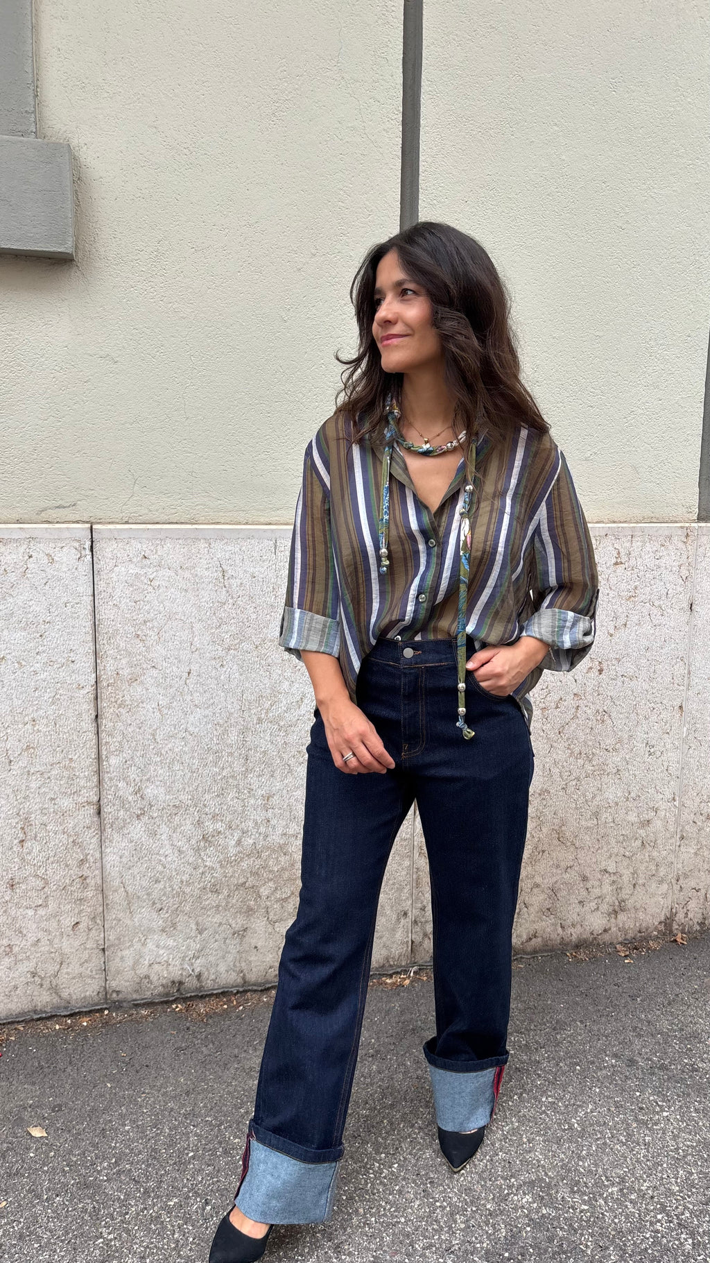 Camicia con collana