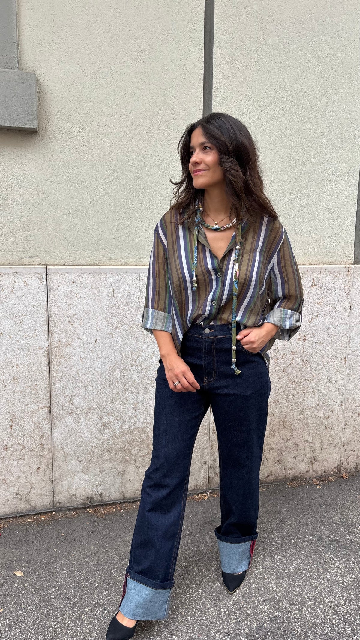 Camicia con collana