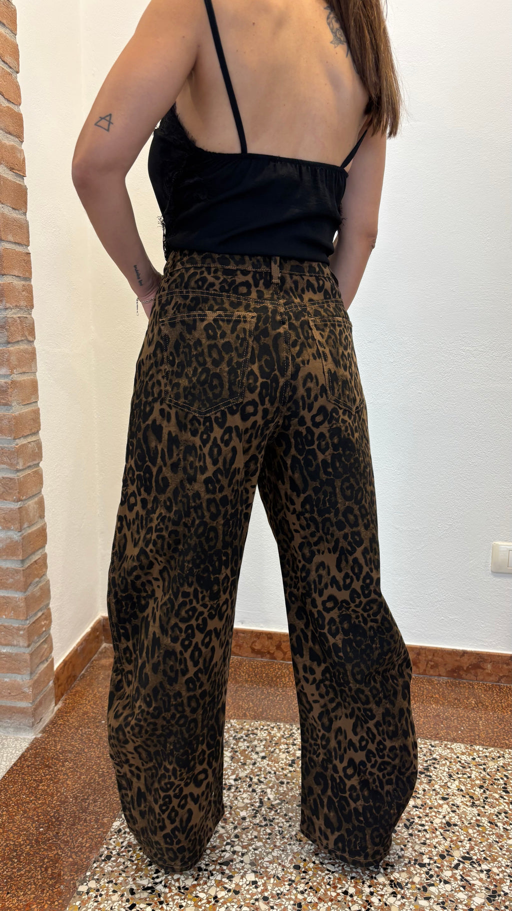 Pantalone Balloon Maculato